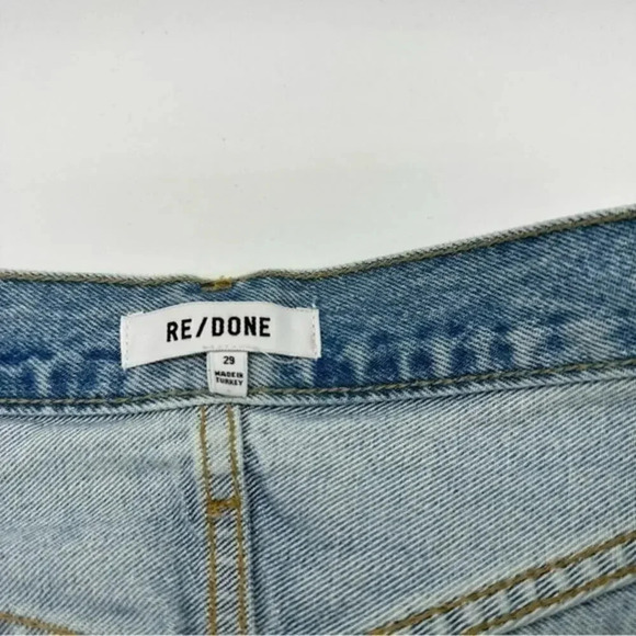 RE/DONE 90s High Waist Cutoff Denim Shorts B65 - Picture 5 of 6